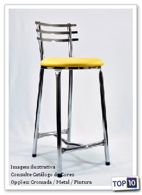 Modelo de Banqueta Cromada