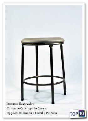 Banqueta Metal Loja Curitiba